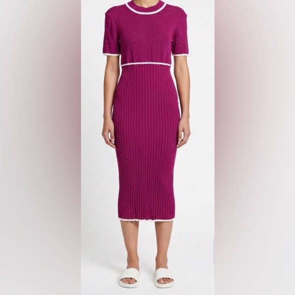 Nordstrom Dresses & Skirts - Alexia Admor Fuchsia Ribbed Pencil Dress size M NWT Read description